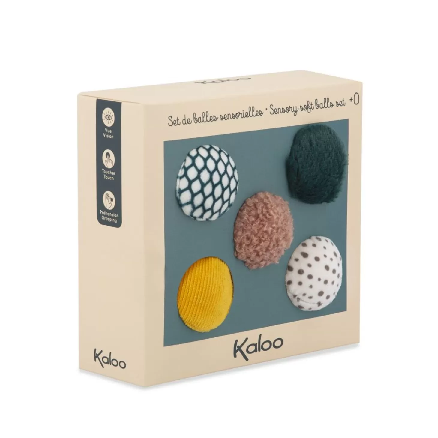 Kaloo Sensory Soft Balls Set For Baby (5 Pieces)